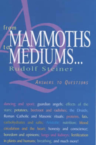 Cover of From Mammoths to Mediums...