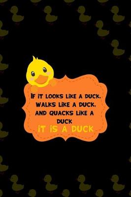 Book cover for If It Looks Like A Duck, Walks Like A Duck, And Quacks Like A Duck It Is A Duck