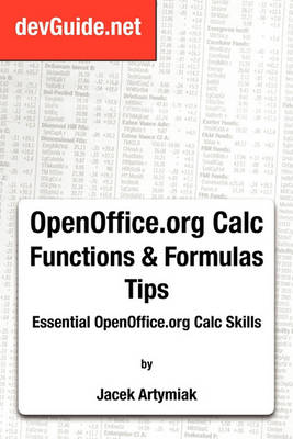 Book cover for Openoffice.Org Calc Functions and Formulas Tips