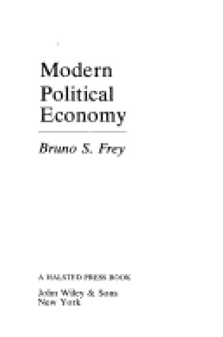 Cover of Frey Economy Cl