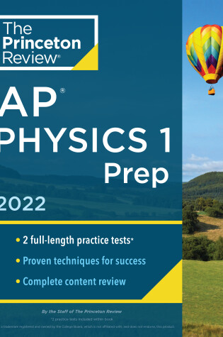 Cover of Princeton Review AP Physics 1 Prep, 2022