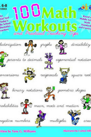 Cover of 100 Math Workouts, Grades 6-8
