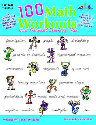 Book cover for 100 Math Workouts, Grades 6-8