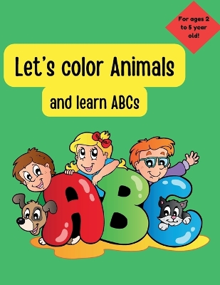 Book cover for Let's Color Animals