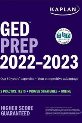 Cover of GED Test Prep 2022-2023
