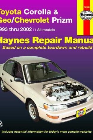 Cover of Toyota Corolla & Geo/Chevrolet Prizm (1993-2002) Haynes Repair Manual (USA)