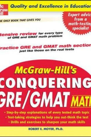Cover of McGraw-Hill's Conquering GRE/GMAT Math
