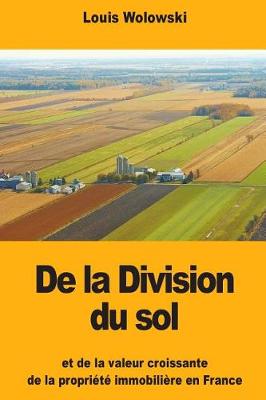Book cover for De la Division du sol