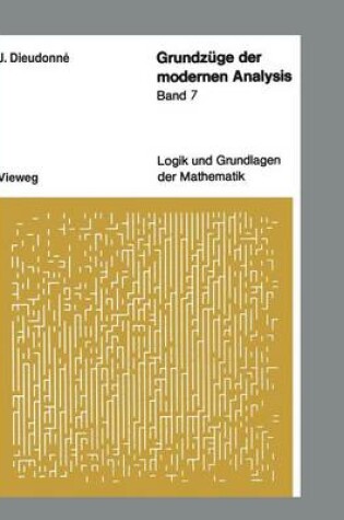 Cover of Grundzuge Der Modernen Analysis