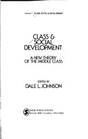 Cover of Class and Social Development