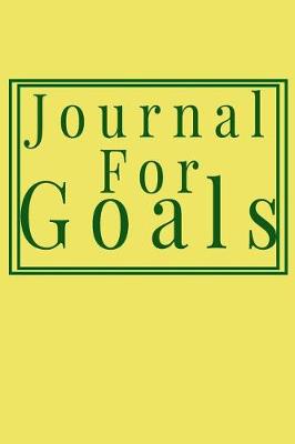 Book cover for Journal For Goals