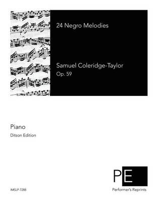 Book cover for 24 Negro Melodies