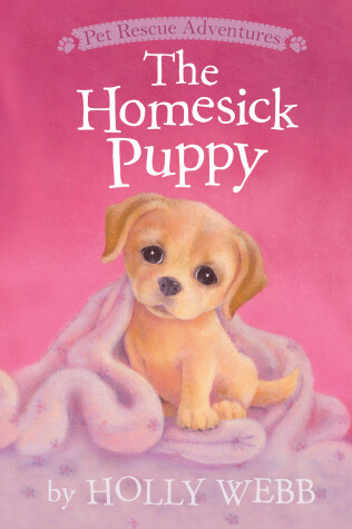 Book cover for The Homesick Puppy