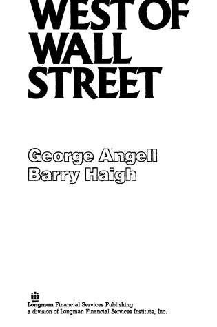 Cover of West of Wall Street