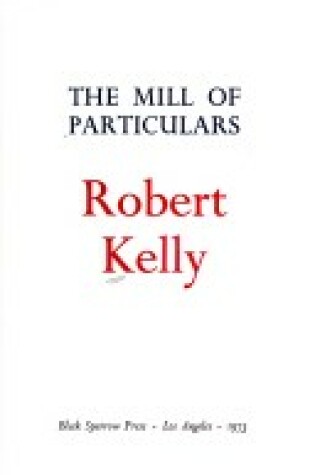 Cover of Mill of Particulars