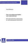 Book cover for Das Innovationsverhalten Von Unternehmen