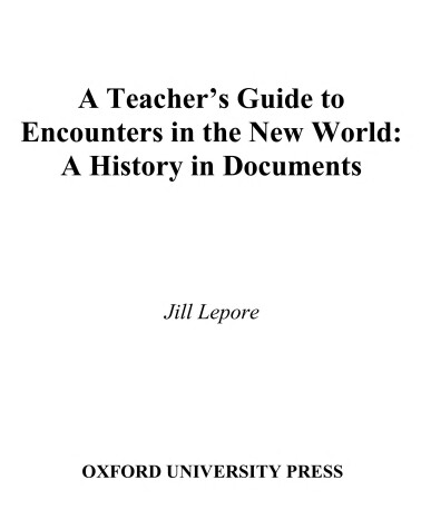Book cover for A Teacher's Guide to Encounters in the New World
