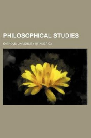 Cover of Philosophical Studies (Volume 3)