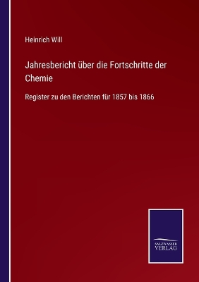 Book cover for Jahresbericht über die Fortschritte der Chemie