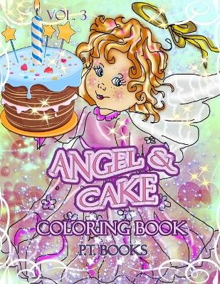 Book cover for Angel & Cake Coloring Book