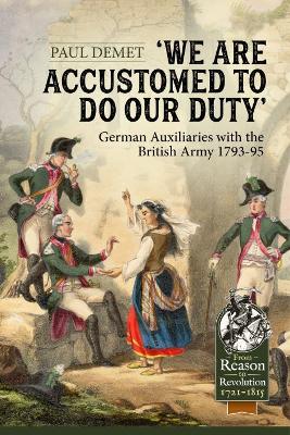 Book cover for We are Accustomed to Do Our Duty