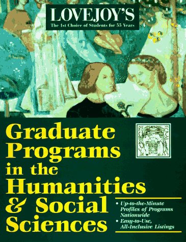 Cover of Graduate Programs in Arts, Humanities & Social Science