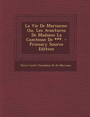 Book cover for La Vie de Marianne