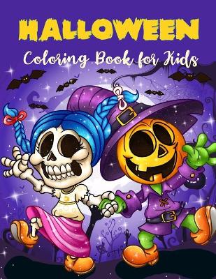 Book cover for Halloween Coloring Book For Kids