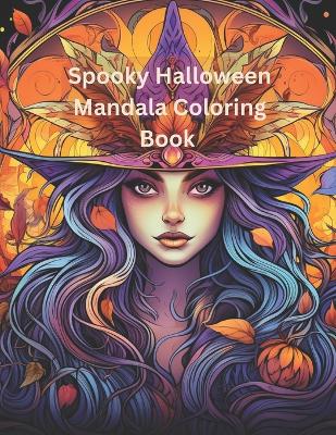 Book cover for Spooky Halloween Mandala Coloring Book