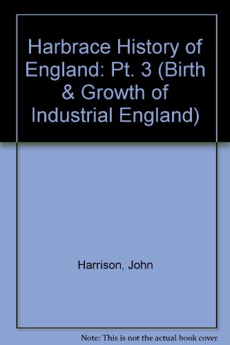 Book cover for Harbrace History of England