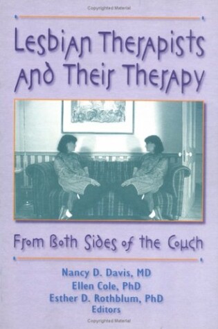 Cover of Lesbian Therapists and Their Therapy