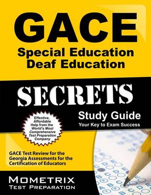 Book cover for Gace Special Education Deaf Education Secrets Study Guide