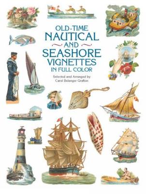 Book cover for Old-Time Nautical and Seashore Vignettes in Full Color