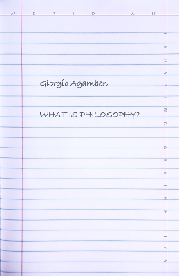 Book cover for What Is Philosophy?