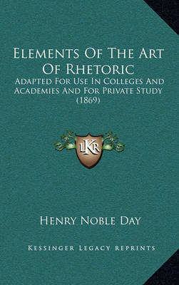 Book cover for Elements of the Art of Rhetoric