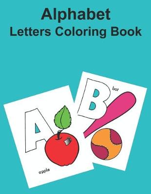 Book cover for Alphabet Letters Coloring Book