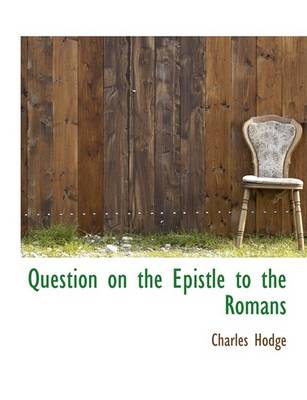 Book cover for Question on the Epistle to the Romans