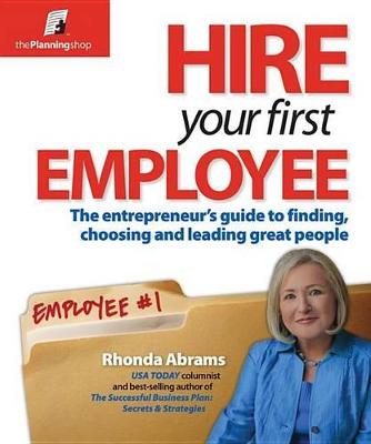 Book cover for Hire Your First Employee