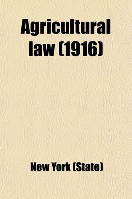 Book cover for Agricultural Law