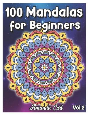 Book cover for 100 Mandalas for Beginners