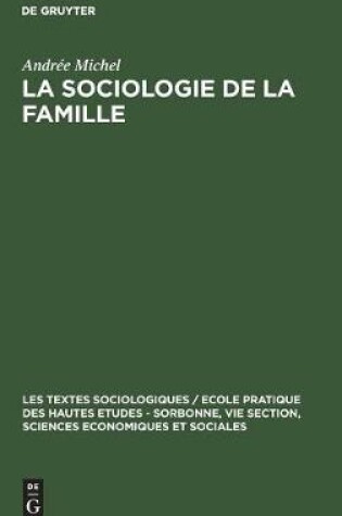 Cover of La Sociologie de la Famille