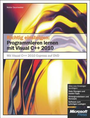 Book cover for Richtig Einsteigen: Programmieren Lernen Mit Visual C++ 2010