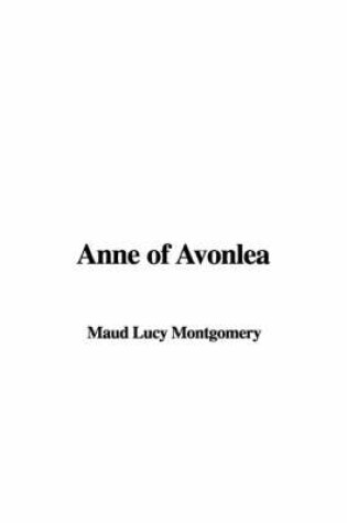 Cover of Anne of Avonlea