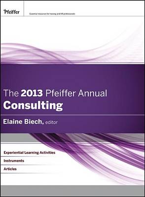 Cover of The 2013 Pfeiffer Annual