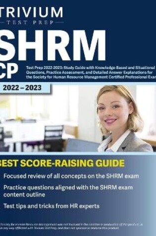Cover of SHRM CP Test Prep 2022-2023