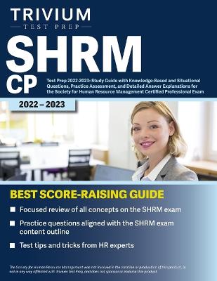 Book cover for SHRM CP Test Prep 2022-2023