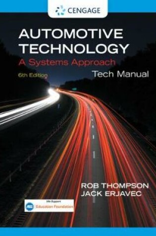 Cover of Tech Manual for Erjavec's Automotive Technology: A Systems Approach