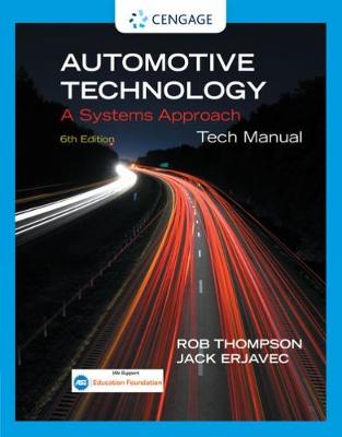 Book cover for Tech Manual for Erjavec's Automotive Technology: A Systems Approach