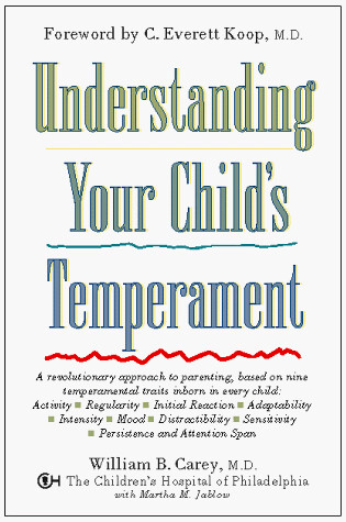 Cover of Understanding Your Child's Temperament