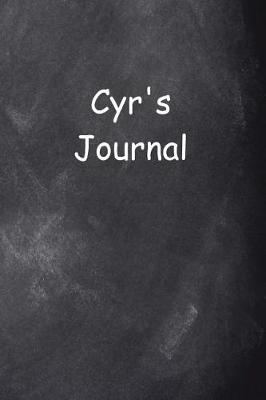 Cover of Cyr Personalized Name Journal Custom Name Gift Idea Cyr